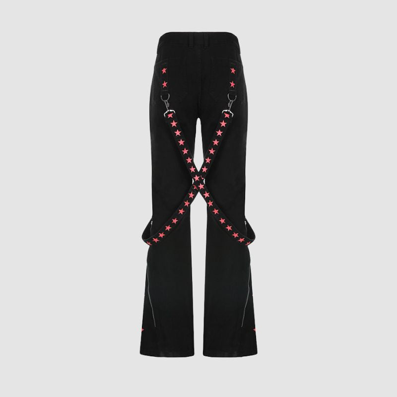 Y2K Star Print Jeans