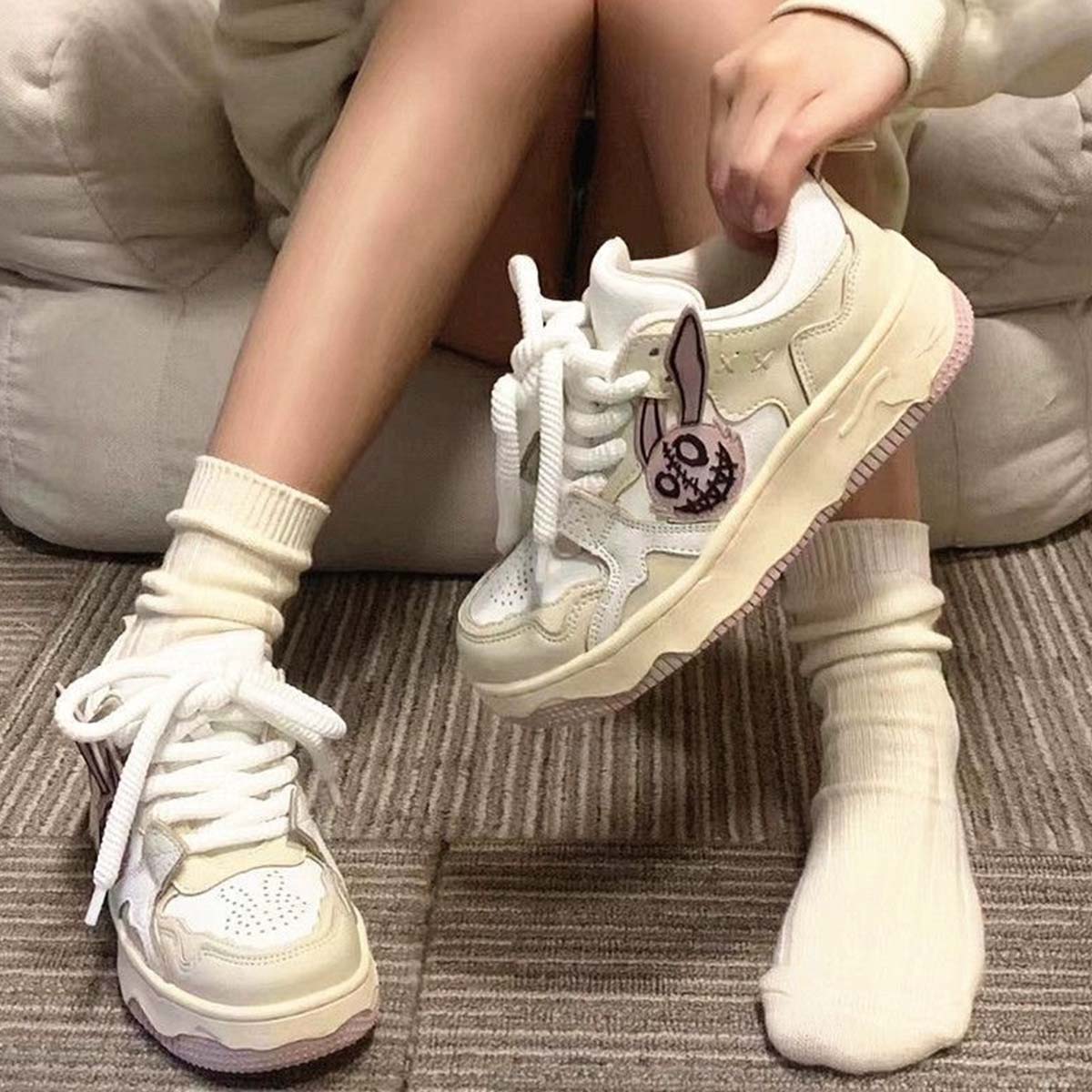 Cartoon Bunny Sneakers