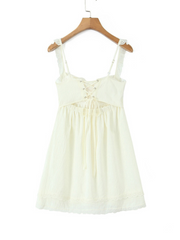 Hannah Lace Detailed Mini Dress