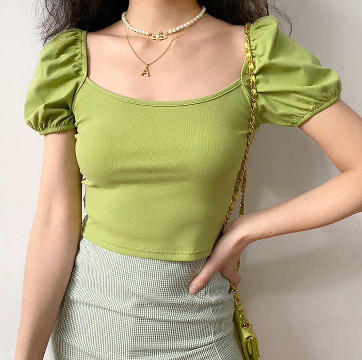 Italian Bubble Sleeve Top