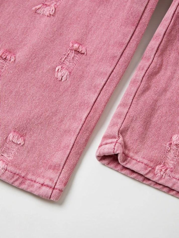 Y2K Multi Pocket Ripped Cargo Jeans