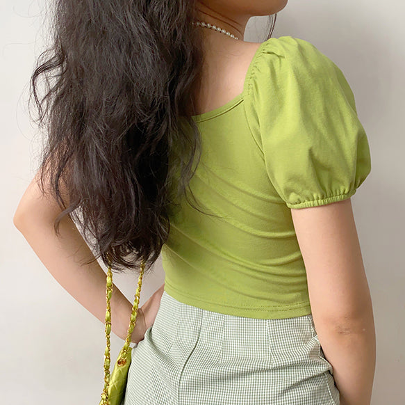 Italian Bubble Sleeve Top