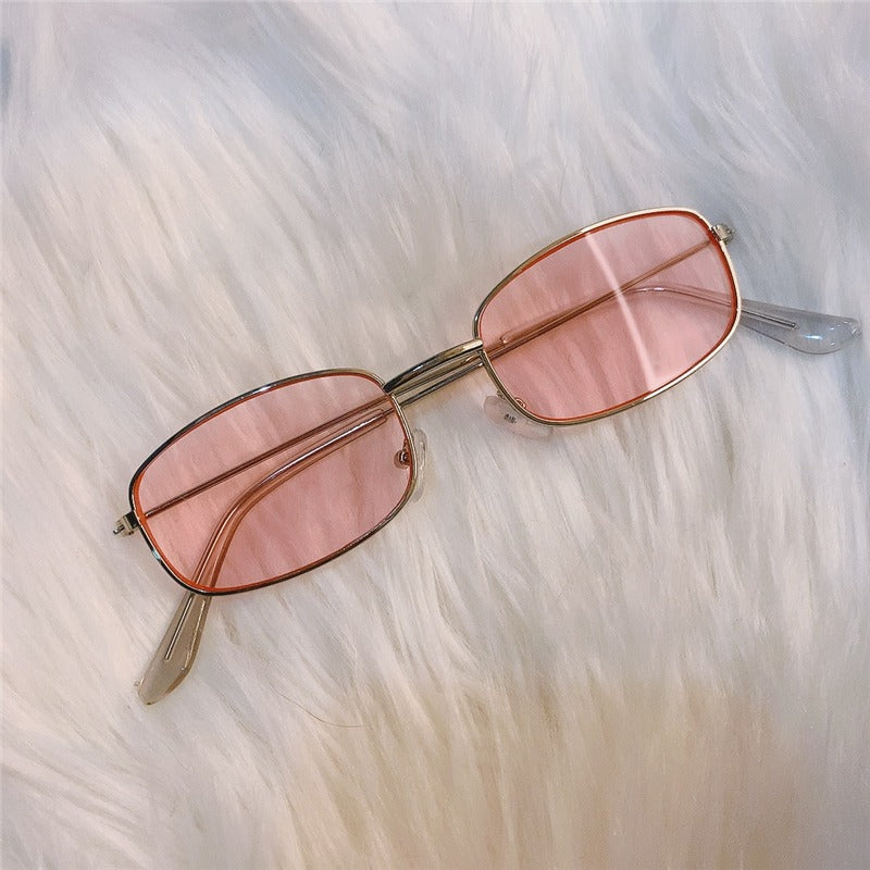 Pink Retro Sunglasses