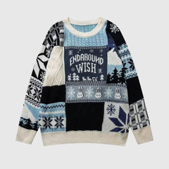 High Street Vintage Loose Christmas Sweater