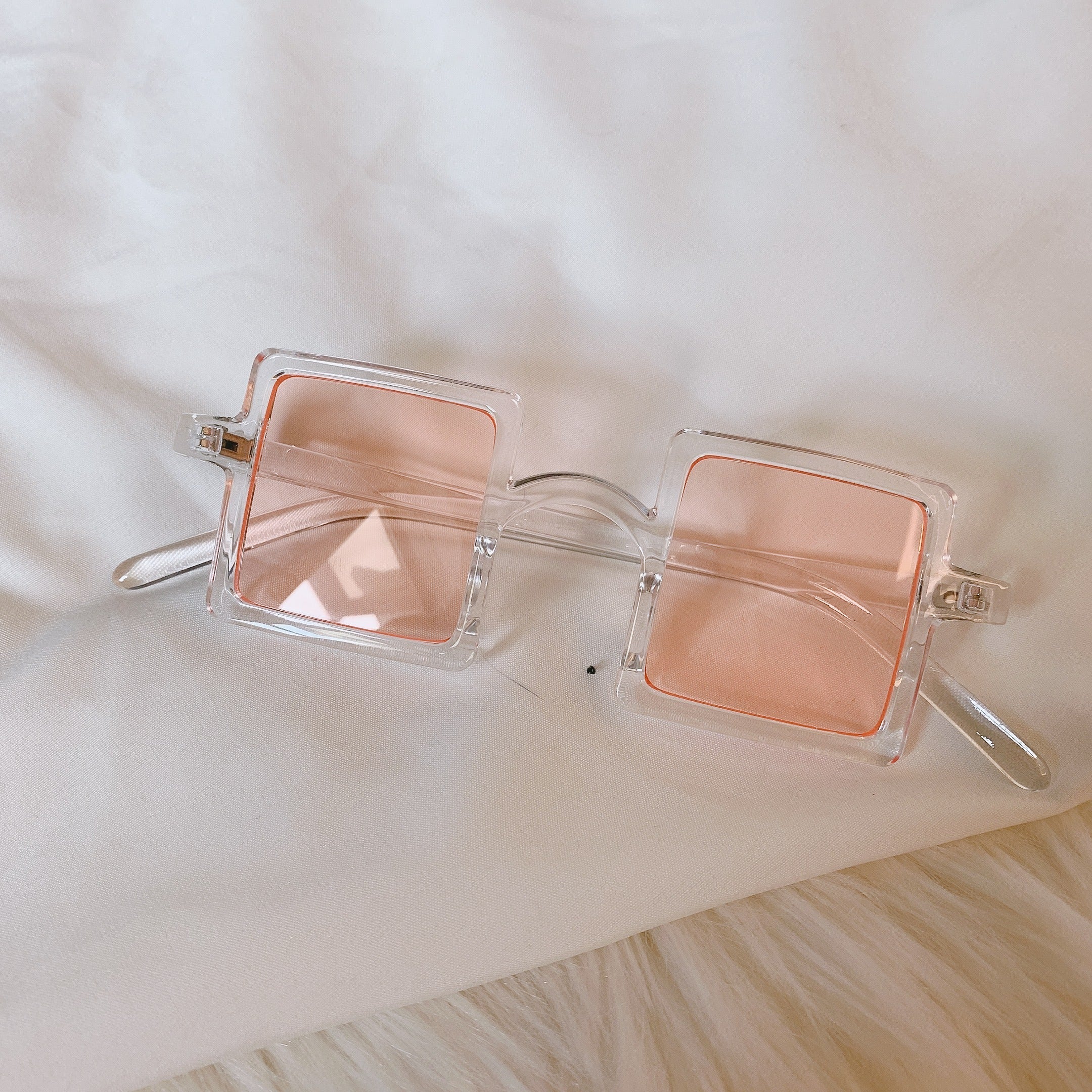 Pink Retro Sunglasses