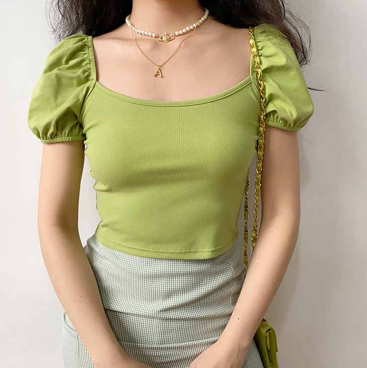 Italian Bubble Sleeve Top