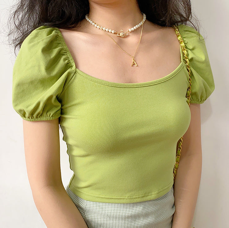 Italian Bubble Sleeve Top