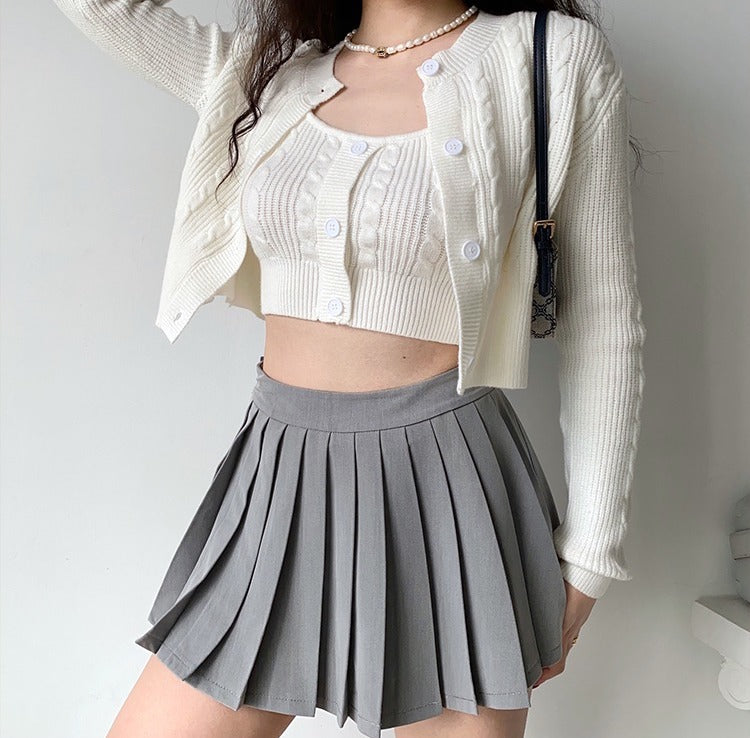 Model Act Knit Two-Piece Set