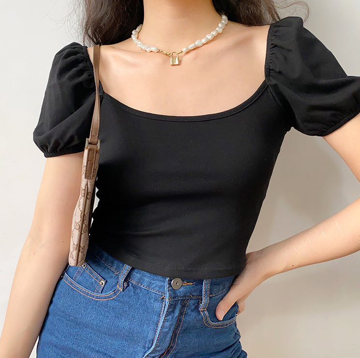 Italian Bubble Sleeve Top