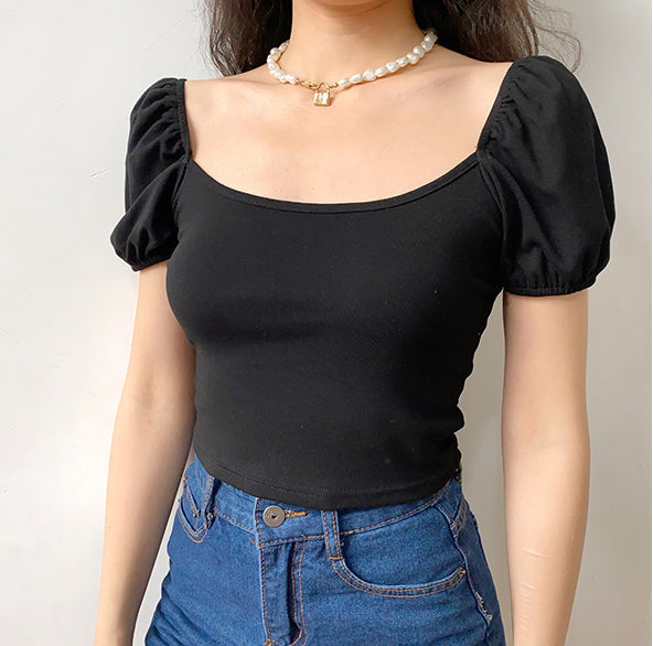 Italian Bubble Sleeve Top