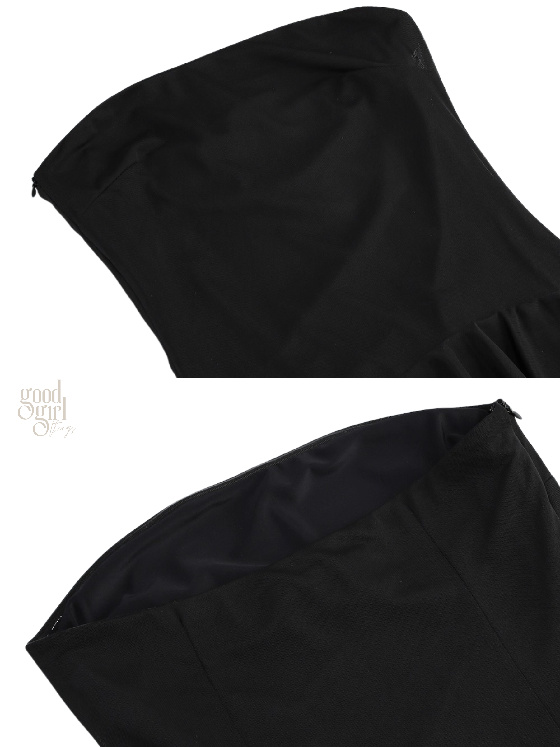 Miya Strapless Mesh Maxi Dress with Ruffle Panels