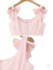 Sahara Bow Strap Mini Dress