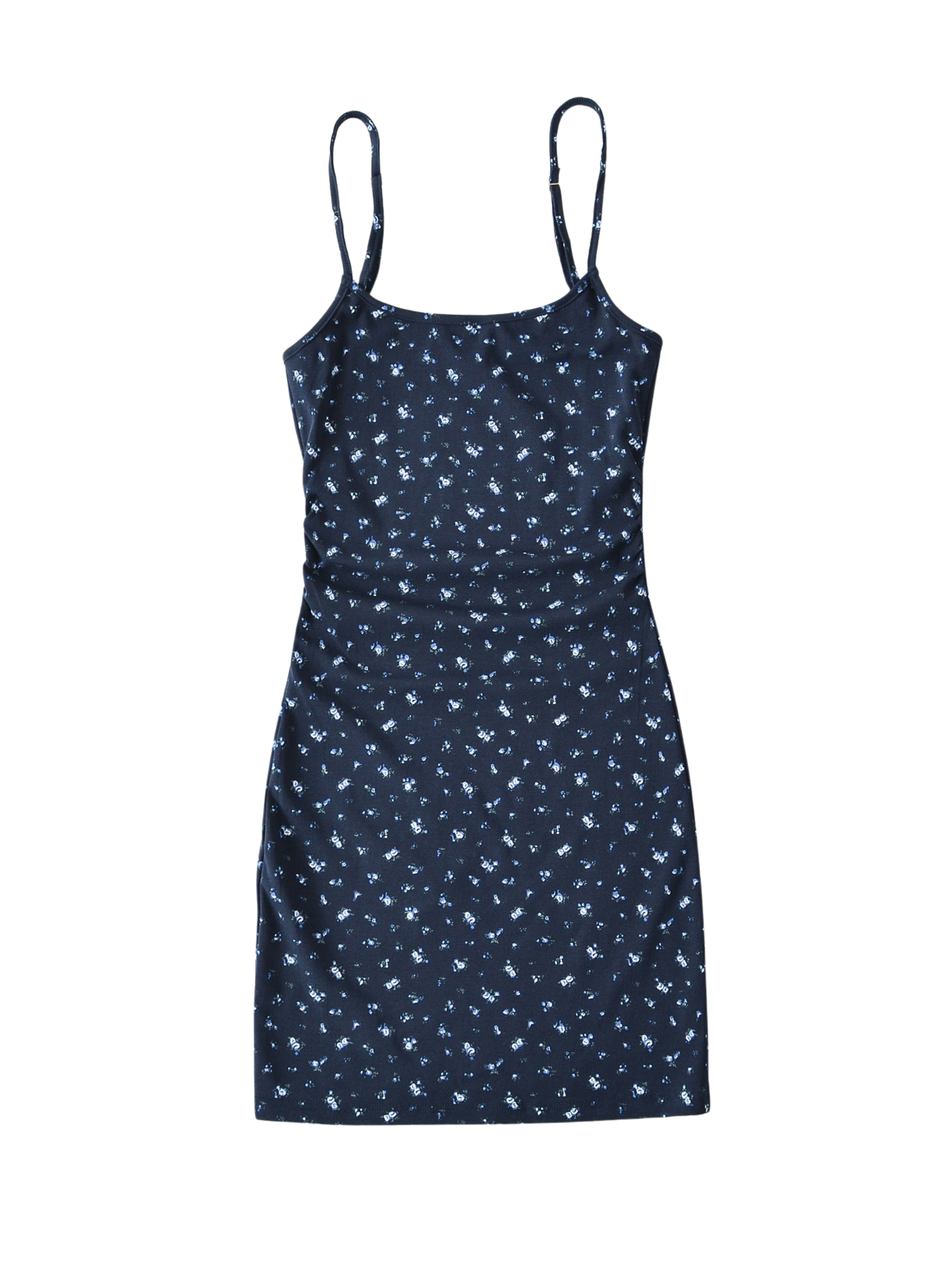 Nika Floral Ribbed Knit Mini Dress