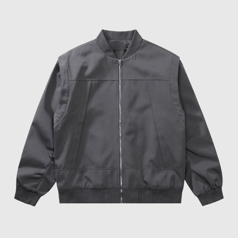 Flight-Inspired Minimalist High Street Baseball Jacket