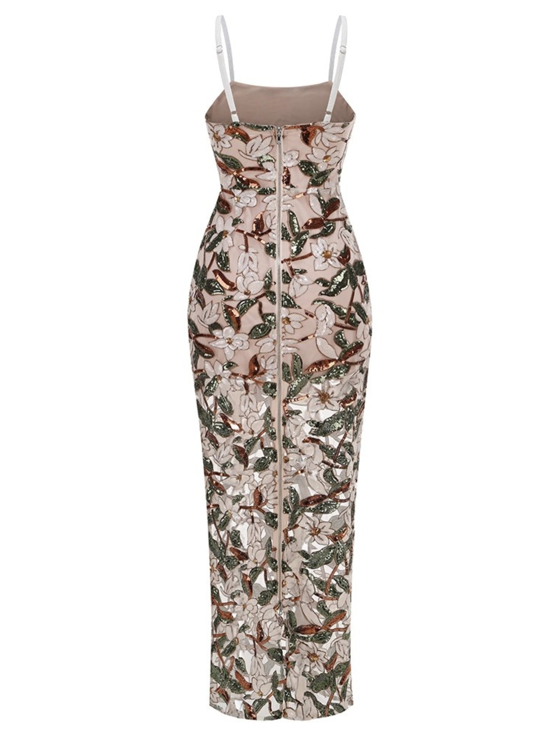 River Embroidered Mesh Dress