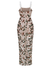 River Embroidered Mesh Dress