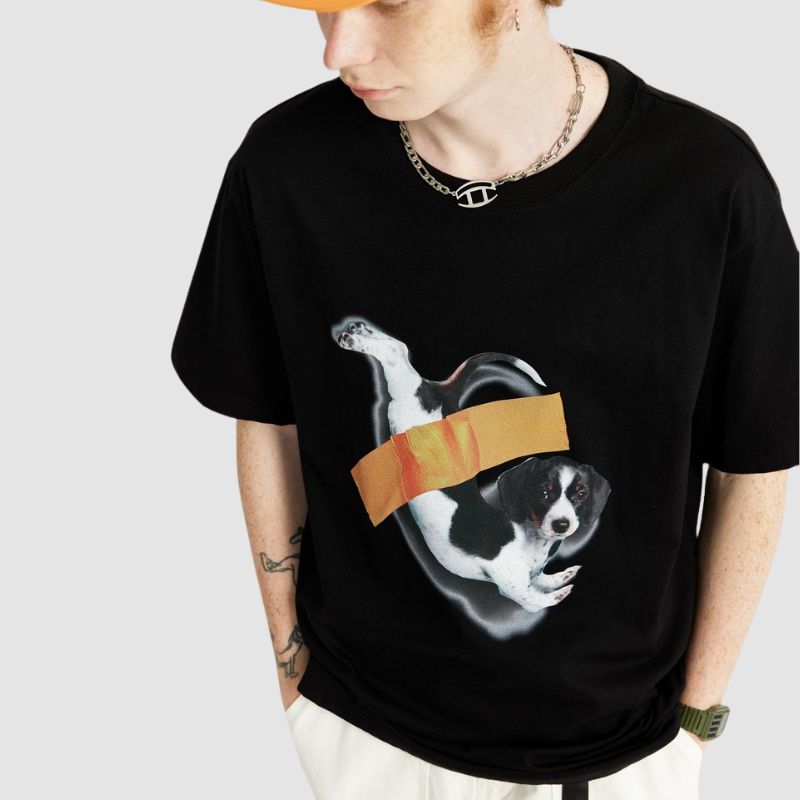 Tapes Puppy Printed Tee