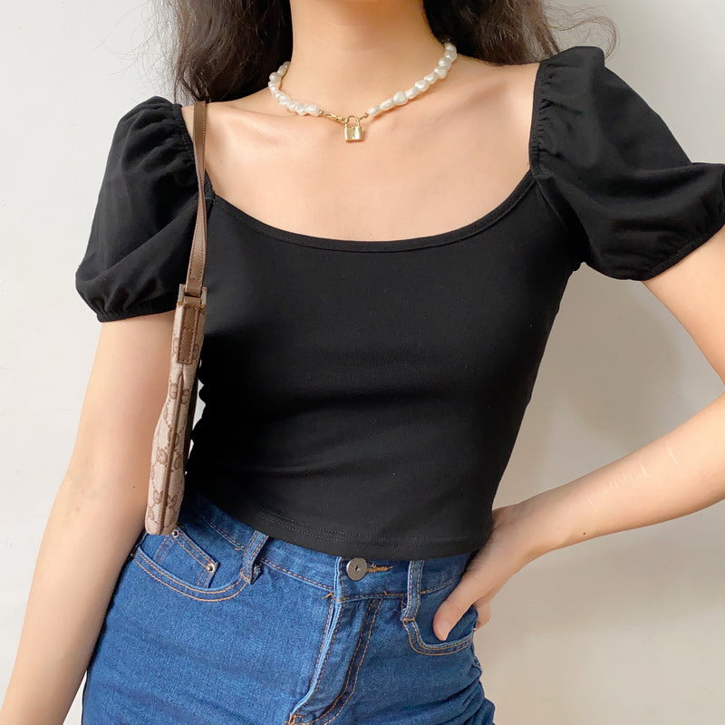 Italian Bubble Sleeve Top