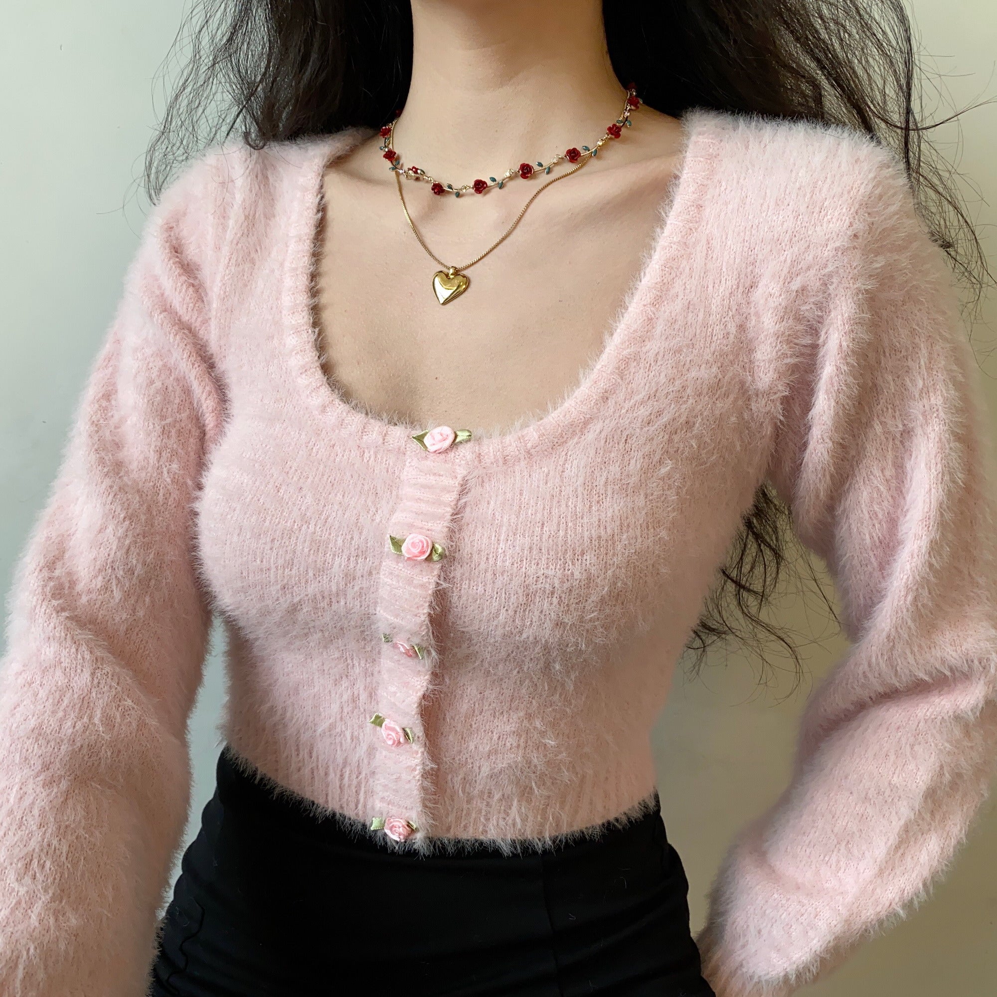 Daphne Rosette Longsleeve Cardigan