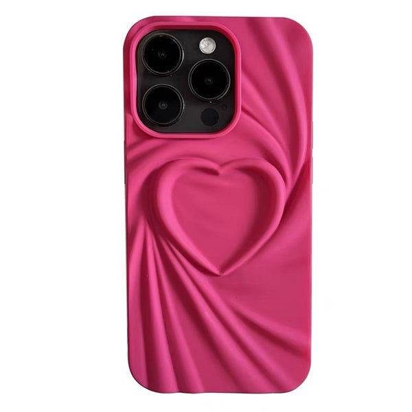 3D Heart iPhone Case