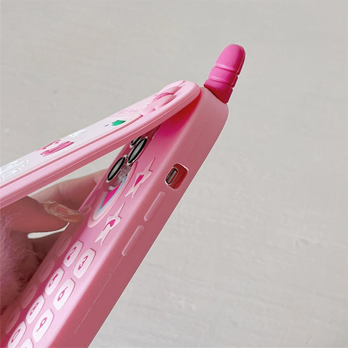 3D Pink Cellphone IPhone Case