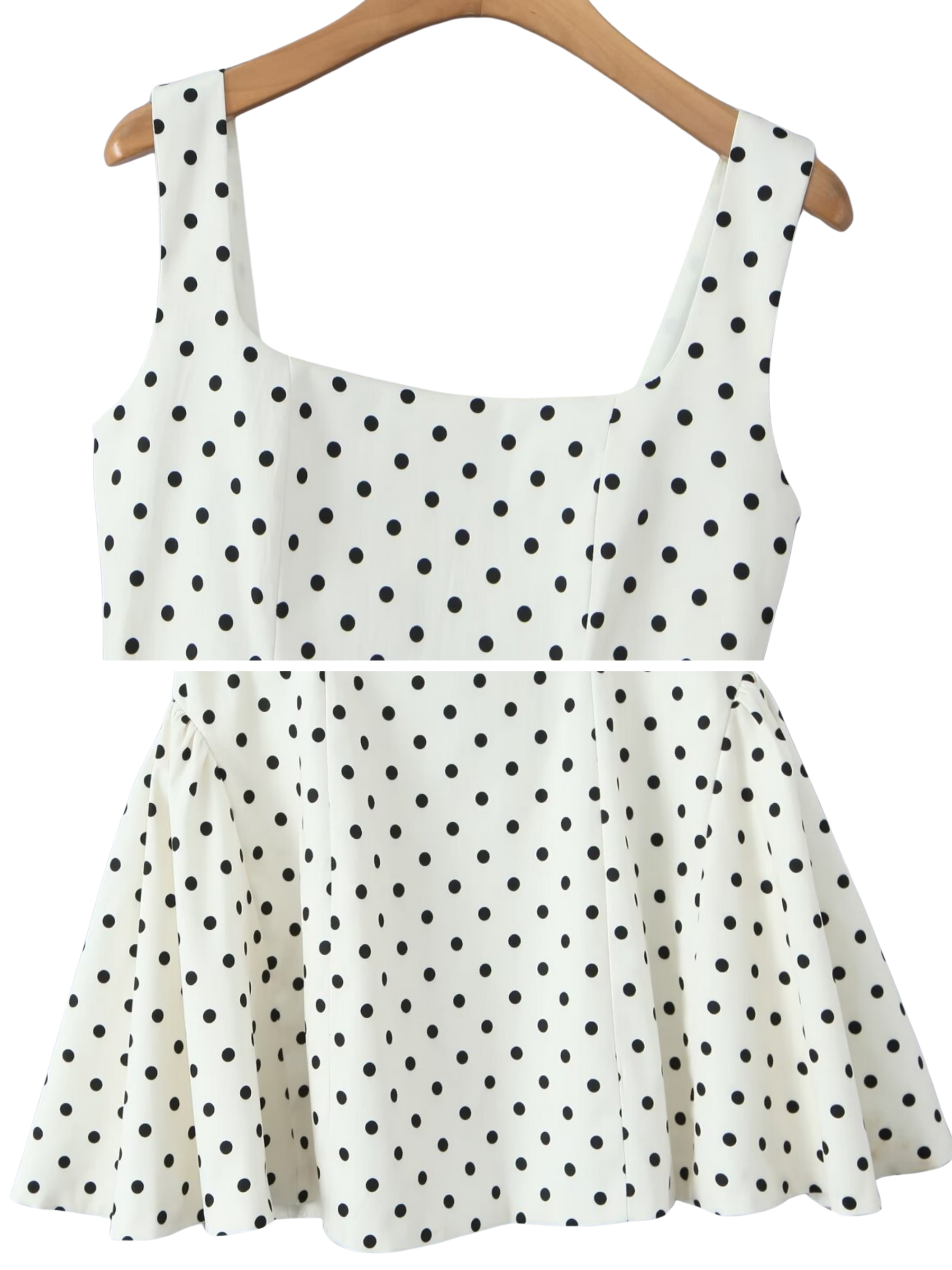 Sabrina Polka-Dot Mini Dress