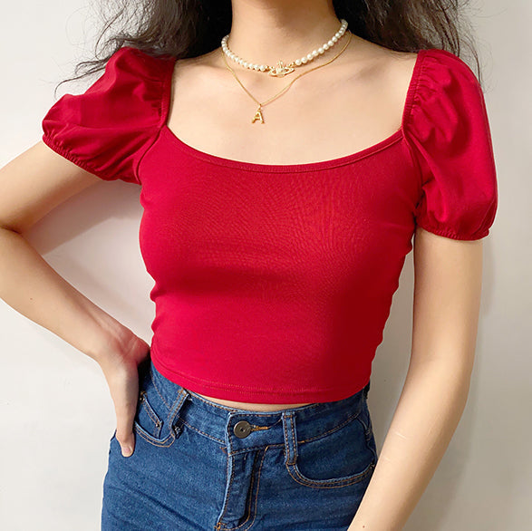 Italian Bubble Sleeve Top