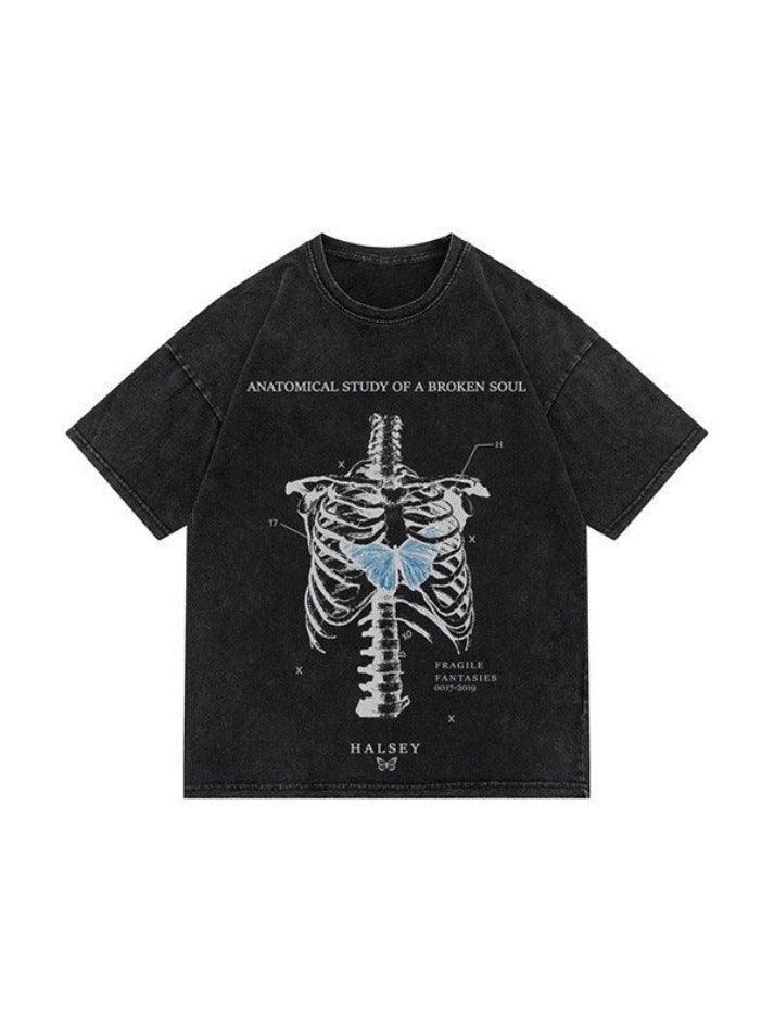 Men's Washed Skull Graphic Tee