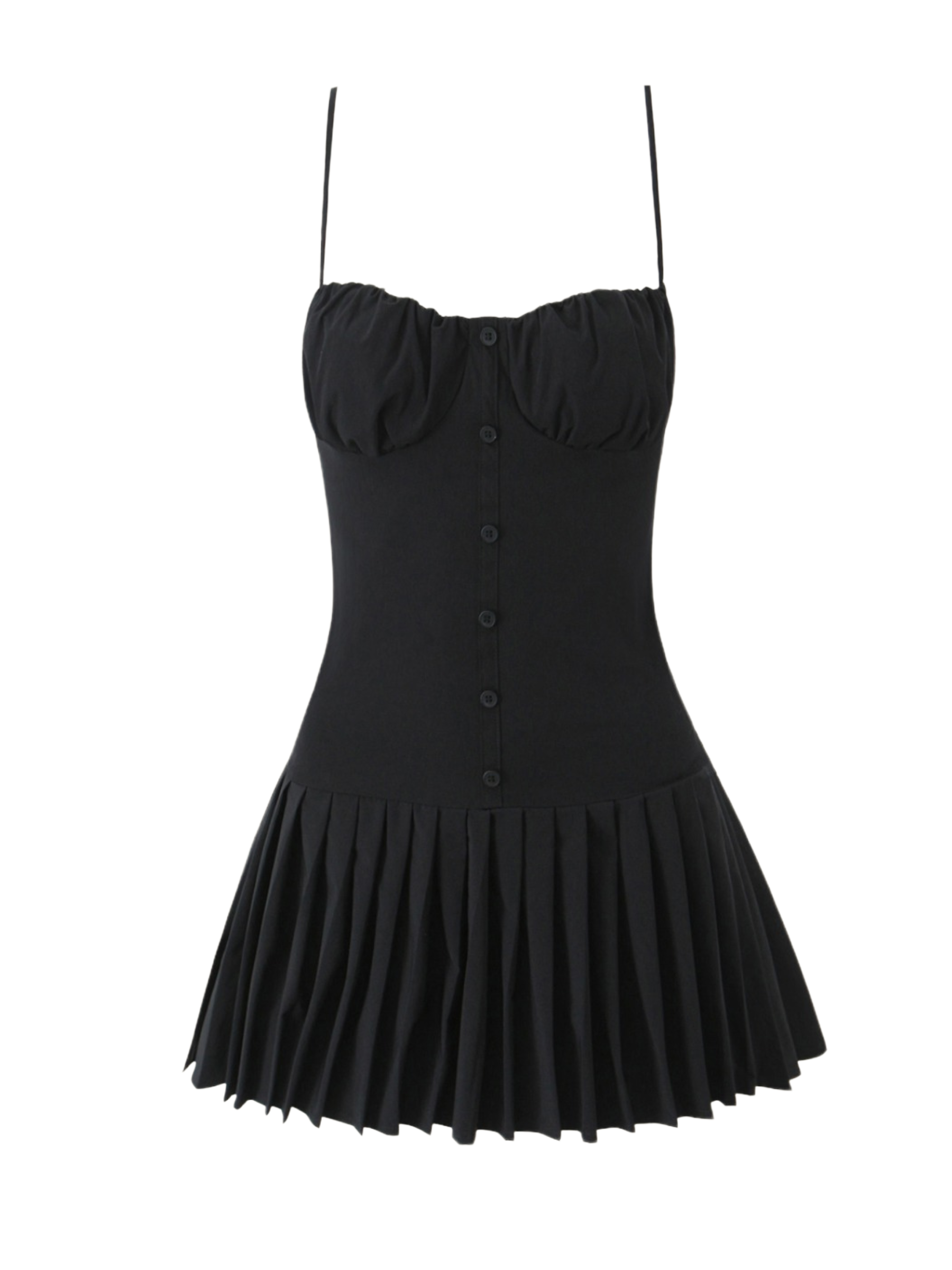 Ina Pleated Mini Dress