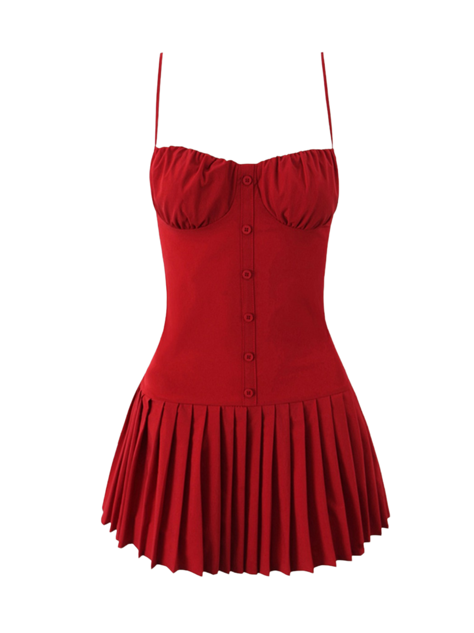 Ina Pleated Mini Dress