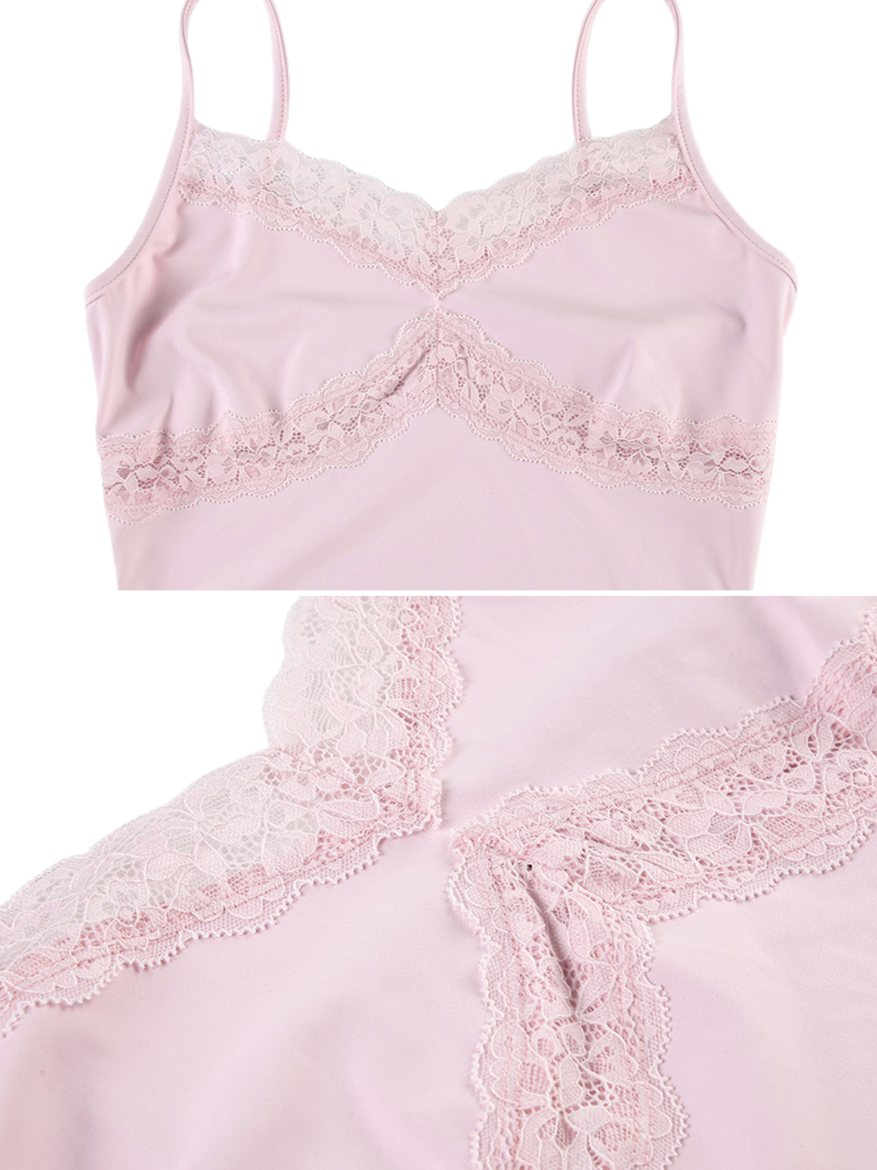 Maya Lace Trim Mini Dress