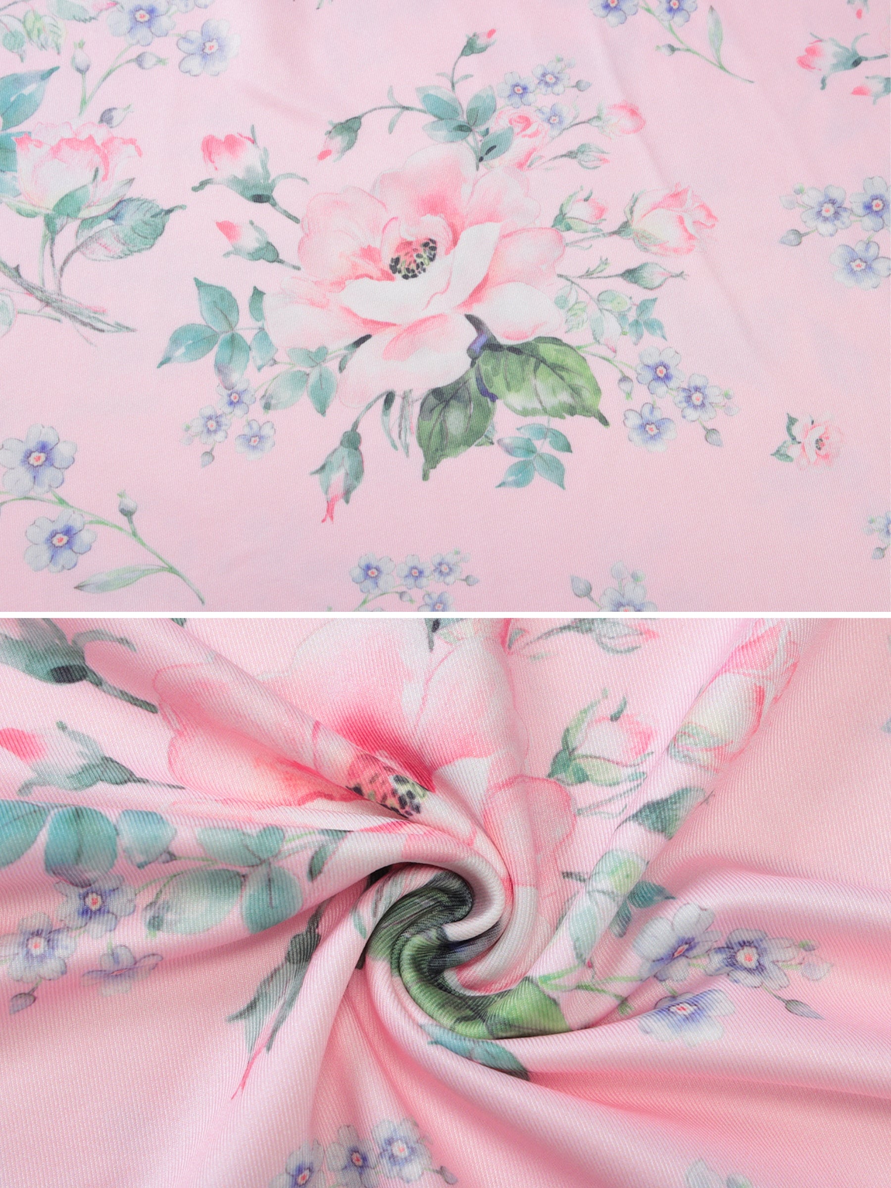 Iris Floral Fishtail Maxi Dress