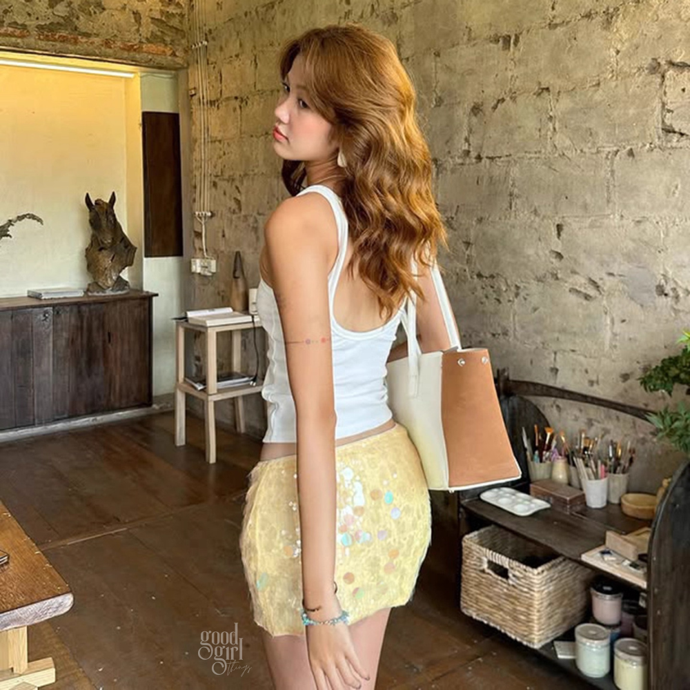 Mabel Sequin Mini Skirt
