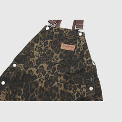 Vintage Leopard Overalls