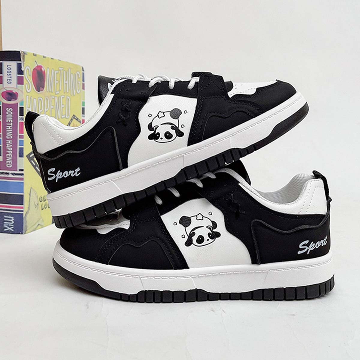 Panda Pop Art Sneakers