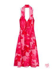Siya Halter Neck Maxi Dress