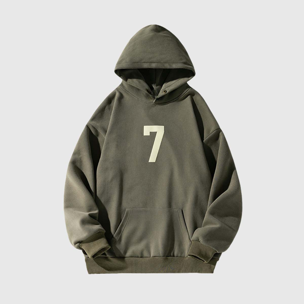 Number Print Hoodie