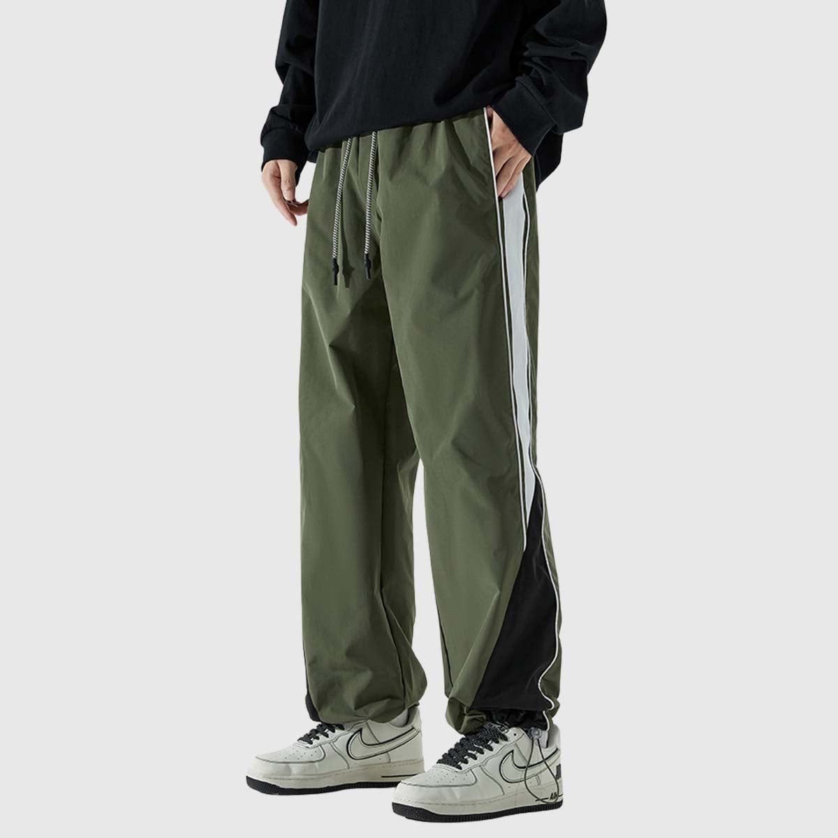 Casual Colorblock Jogger Pants