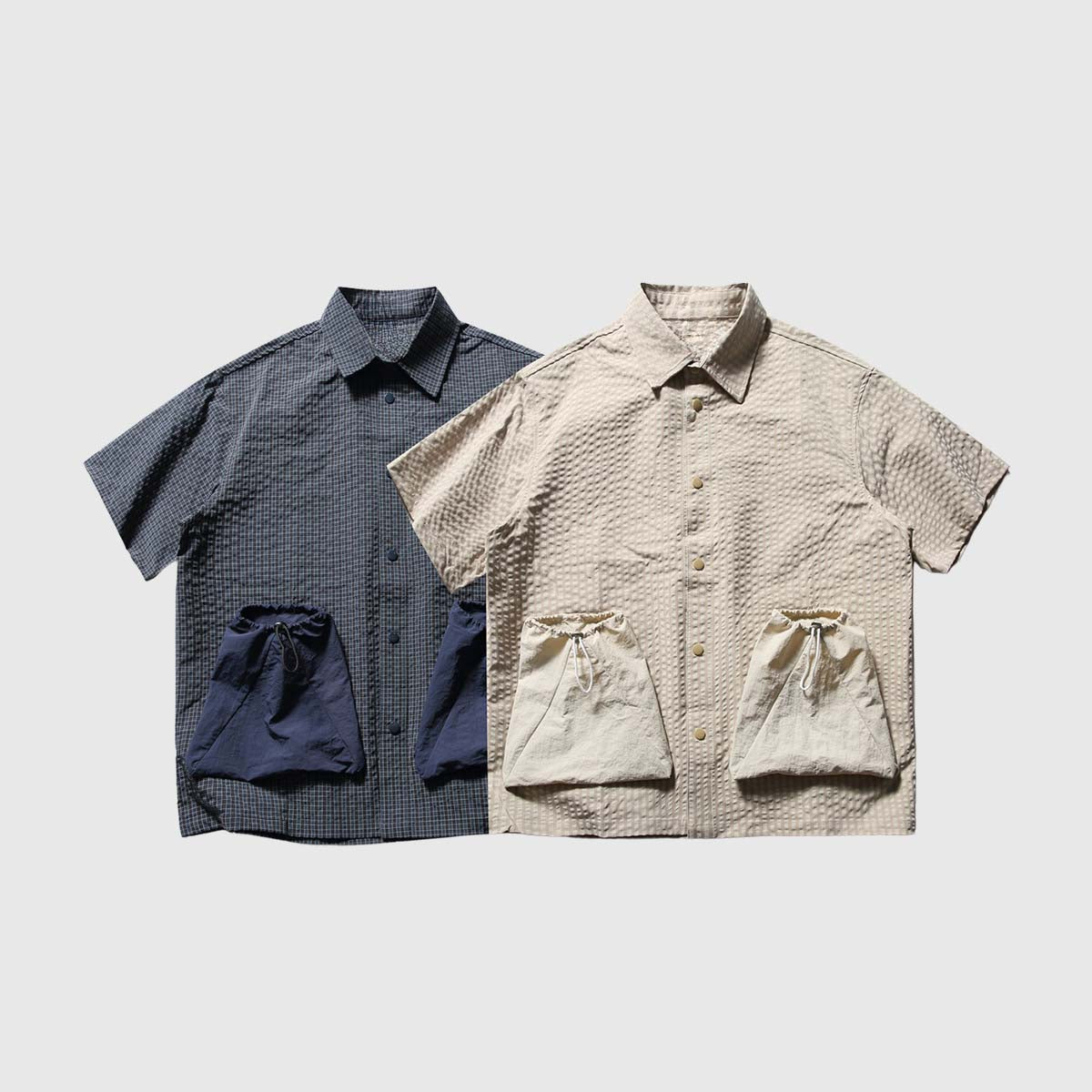 Textured Patch Pocket Shirt