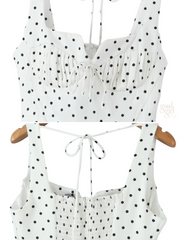 Mia Polka Dot Vintage Mini Dress