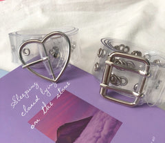 Transparent Heart Mood Belt