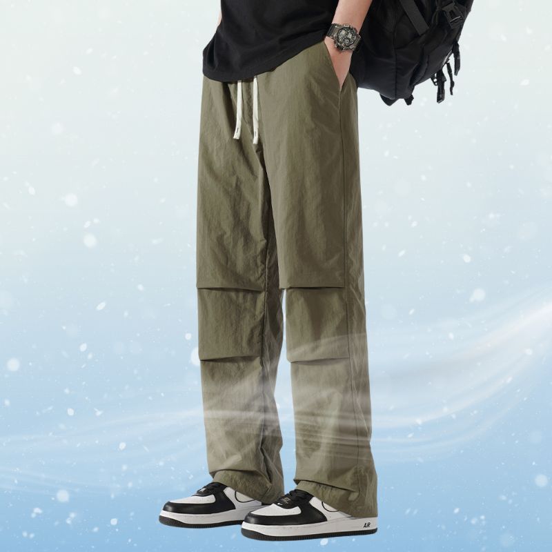 Ice Silk Parachute Pants