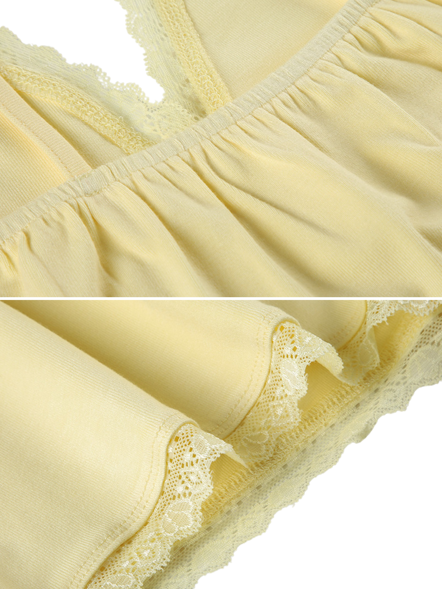 Sofia Lace Trim Pajama Set