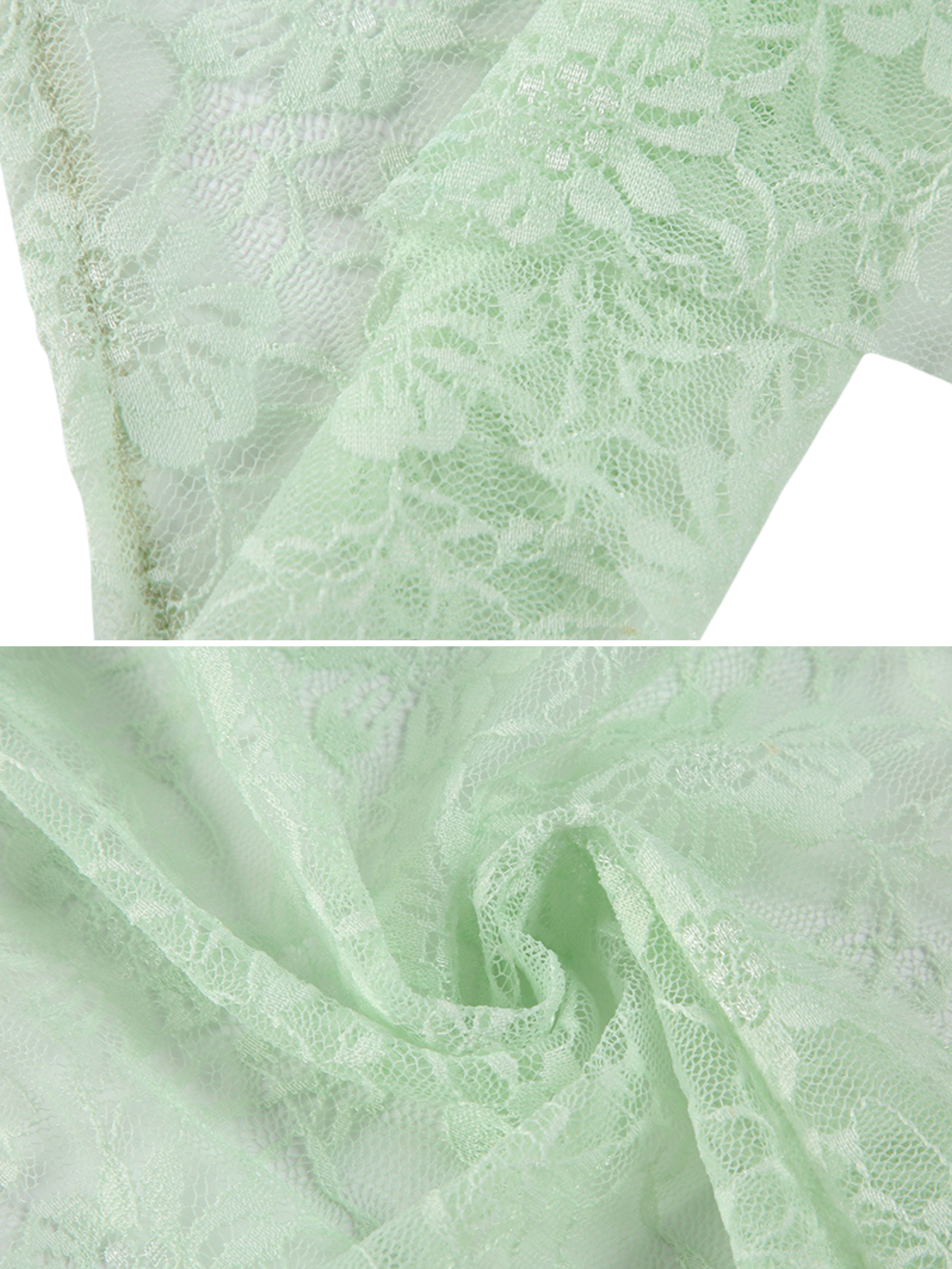 Peri Beaded Lace Halter Top