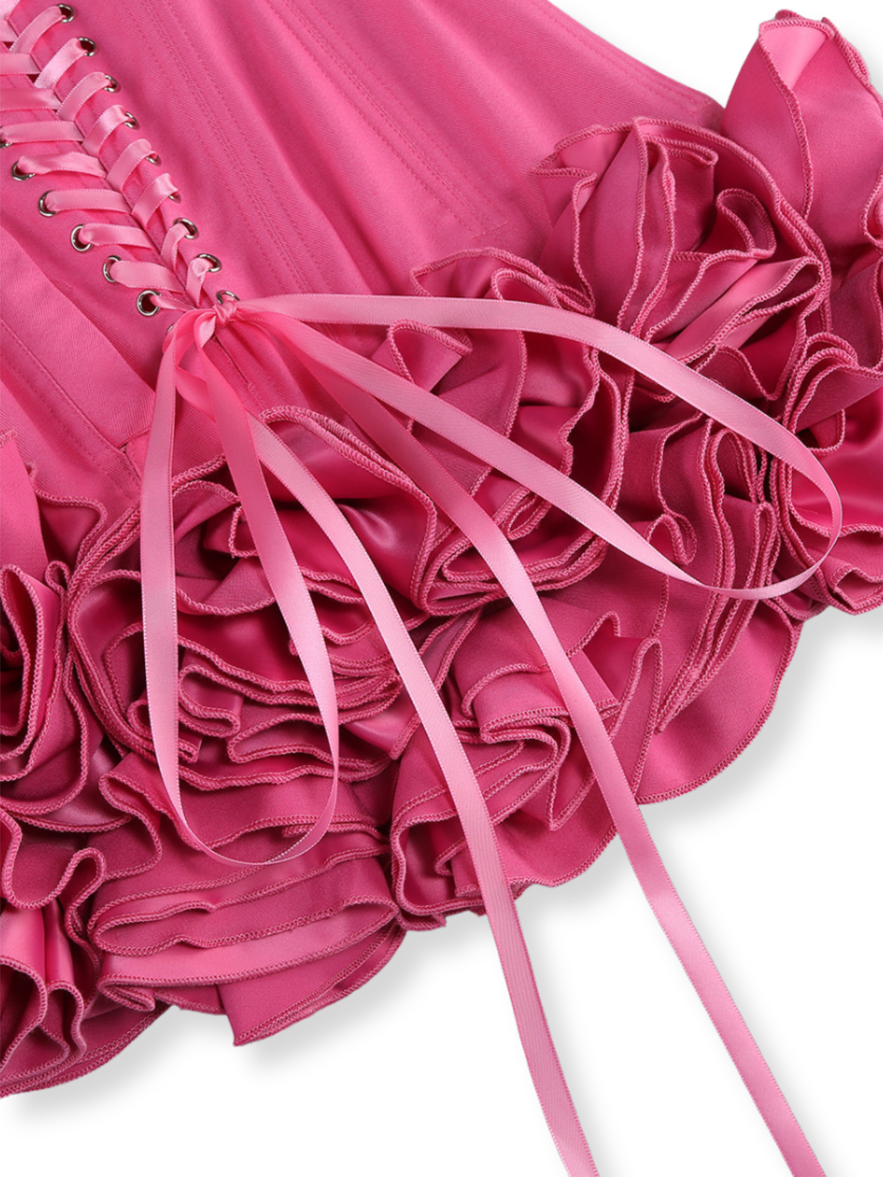 Inna Bloom Corset Mini Dress in Pink