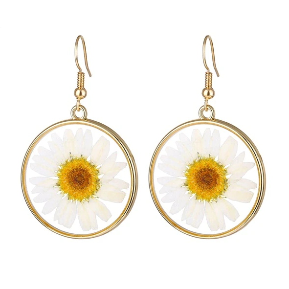 Pressed Flowers Earrings