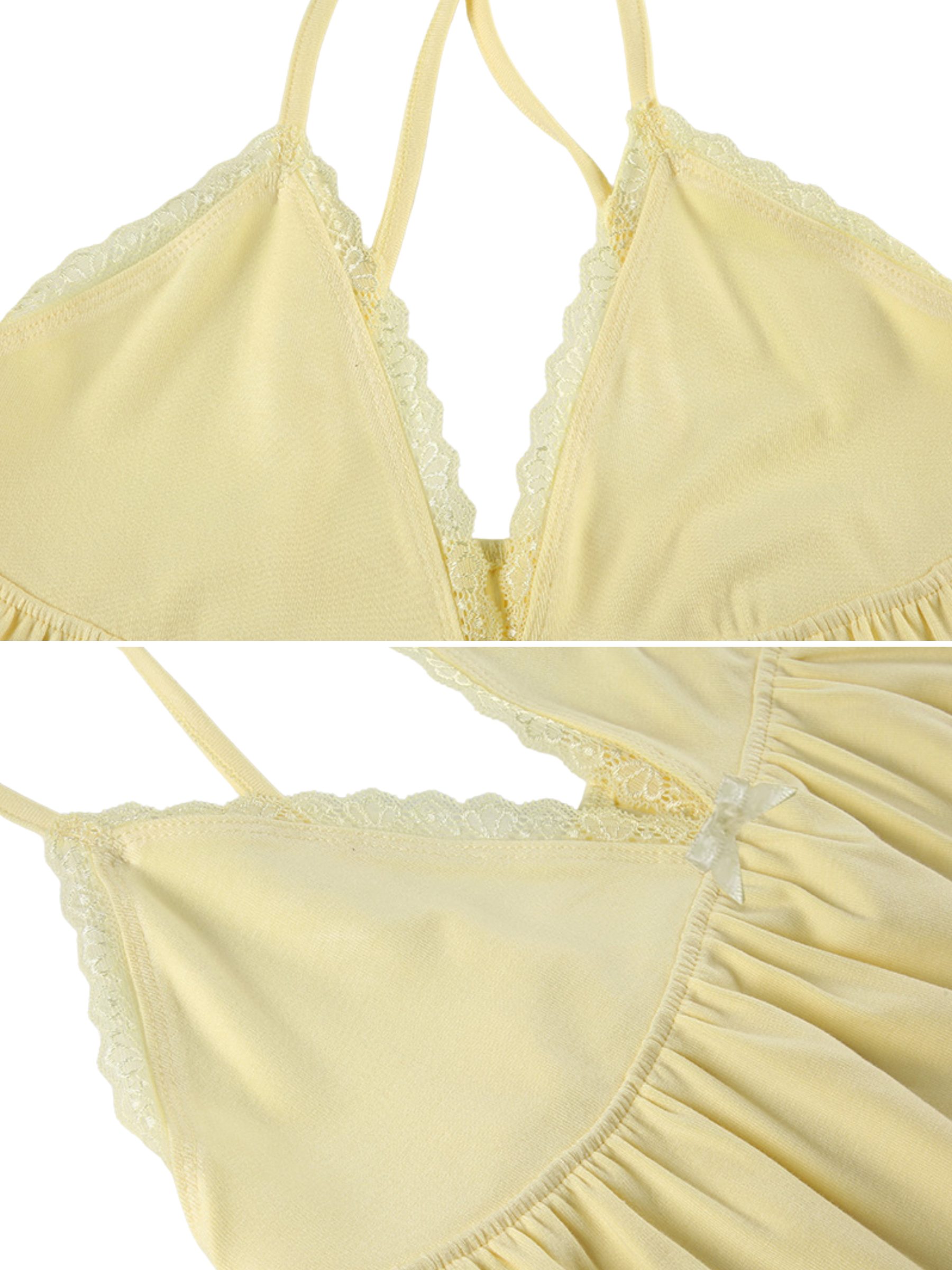 Sofia Lace Trim Pajama Set
