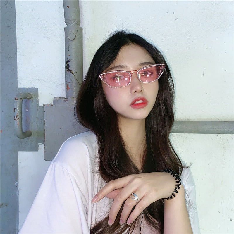 Pink Retro Sunglasses