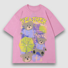 Umbrella & Bear Printed Tee