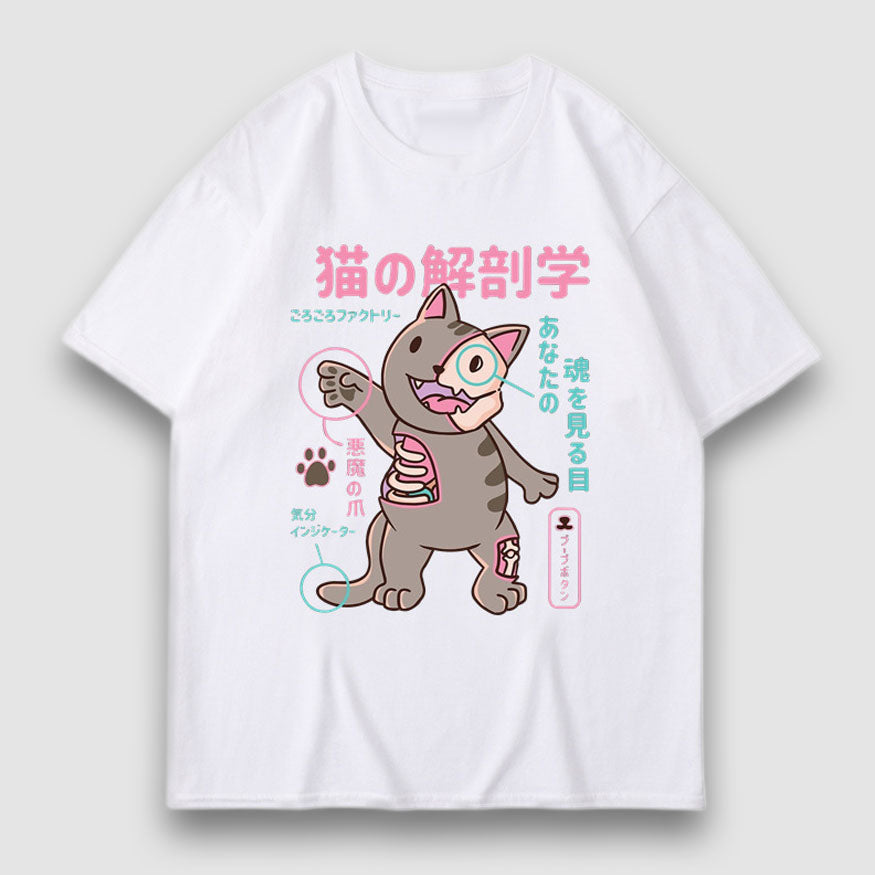 Kitten Cartoon Print Tee